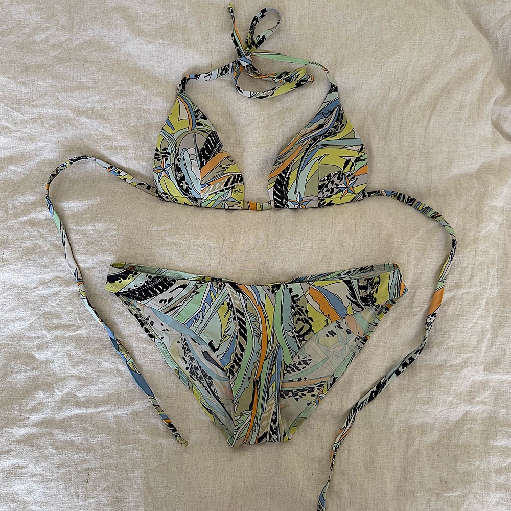 emilio pucci vintage y2k bikini